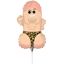 10 Miniballoons Airfilled - Mr. D (Unverpackt)