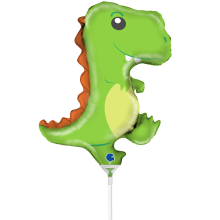 10 Miniballoons Airfilled - Dinosaur (Unverpackt)