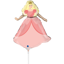 10 Miniballoons Airfilled - Princess (Unverpackt)
