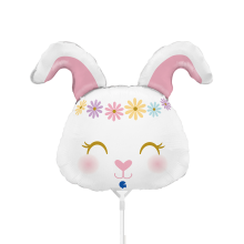 10 Miniballoons Airfilled - Hippie Bunny (Unverpackt)