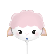10 Miniballoons Airfilled - Cute Sheep (Unverpackt)