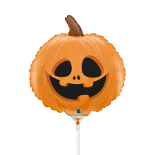 10 Miniballoons Airfilled - Pumpkin (Unverpackt)