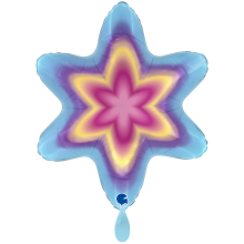 1 Balloon XL - Star Lilac Aura