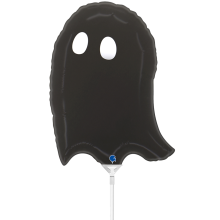 10 Miniballoons Airfilled - Dark Lil` Ghost mini (Unverpackt)