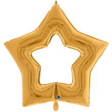 1 Balloon XXL - Linky Star - Gold