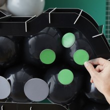 1 Balloon Mosaic - Controller Shaped with Balloons & Customisable Buttons - Black, Green & Grey