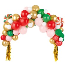 1 Ballonset - Ballongirlande - Christmas Candy