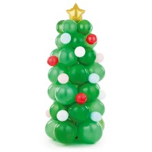 1 Ballonset - Ballon Bouquet - Christmas tree