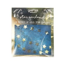 1 Garland - Gold Foiled Star