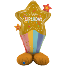 1 Balloon XXL - The Standups - Birthday Stars