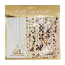 1 Backdrop - Gold Heart