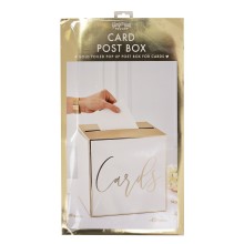 1 Card Holder Box - Gold