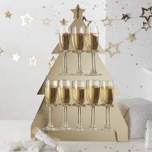 1 Prosecco Wall - Christmas Tree - Gold