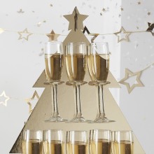 1 Prosecco Wall - Christmas Tree - Gold