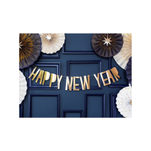 1 Bannergirlande - Happy New Year Festive