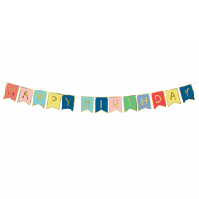 1 Bannergirlande - Happy Birthday