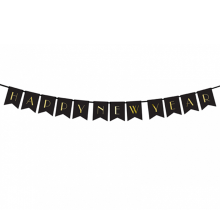 1 Bannergirlande - Happy New Year Elegant