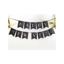 1 Bannergirlande - Happy New Year Elegant