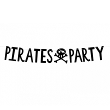 1 Bannergirlande - Pirates Party