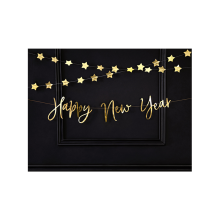 1 Bannergirlande - Happy New Year