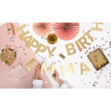 1 Bannergirlande - Alphabet Garland - Gold