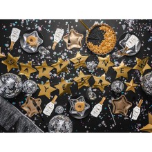 1 Bannergirlande - Gold Stars HNY
