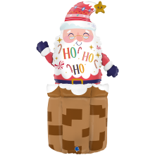 1 Balloon XXL - The Standups - Adorable Santa