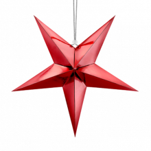 1 Paperstar - 45cm - Rot