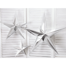 1 Paperstar - 70cm - Silber