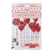 12 Romantic Decoration Kit - Balloons and Petals