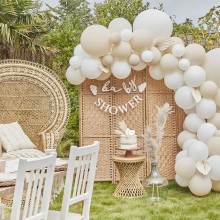 1 Balloon Backdrop - Welcome Home Baby Kit - Gold