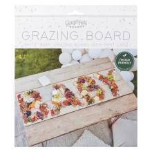 5 Grazing Board - Baby - White
