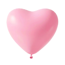 50 Herzballons - Ø30 cm - Pink