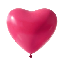 50 Herzballons - Ø30 cm - Fuchsia