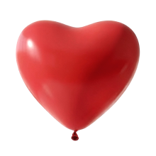 50 Herzballons - Ø30 cm - Red