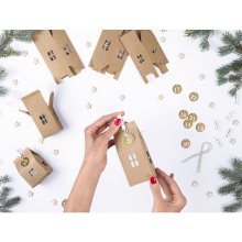 1 Adventskalender Set - Christmas Houses