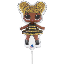 10 Miniballoons Airfilled - LOL Surprise - Queen Bee (Unverpackt)