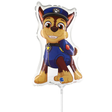 10 Miniballoons Airfilled - Paw Patrol - Chase (Unverpackt)