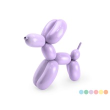 1 Ballonset - Modellierballons - Pastel