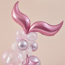 1 Balloon Arch - Mermaid Tail Balloon Arch - Pastel