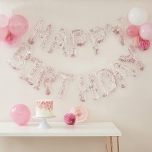 1 Clear Foil Letter Confetti Filled Balloons
