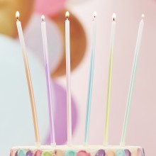 12 Tall Ombre Cake Candles