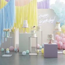 1 Bunting - Pastel Happy Birthday