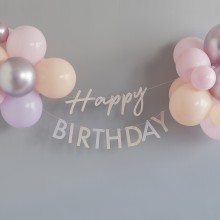 1 Bunting - Happy Birthday with Balloons