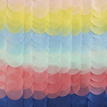 Backdrop - Tissue Paper Discs - Brights