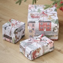 Wrap - Christmas Scene Wrapping Paper