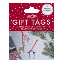 Gift Tag - Novelty Shaped Tags and Ribbon