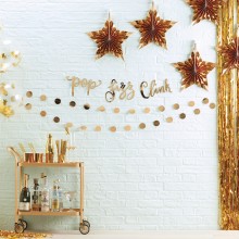 5 Balloon - Confetti - Gold Star