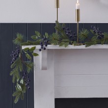 1 Foliage Garland - With Sloe Berries