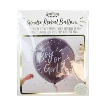 1 Balloons - 36" Confetti - Gender Reveal